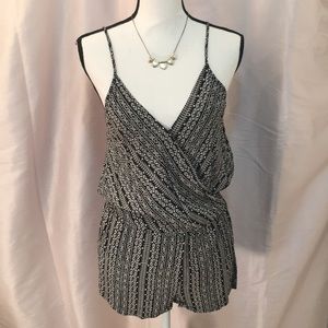 Black & White Romper